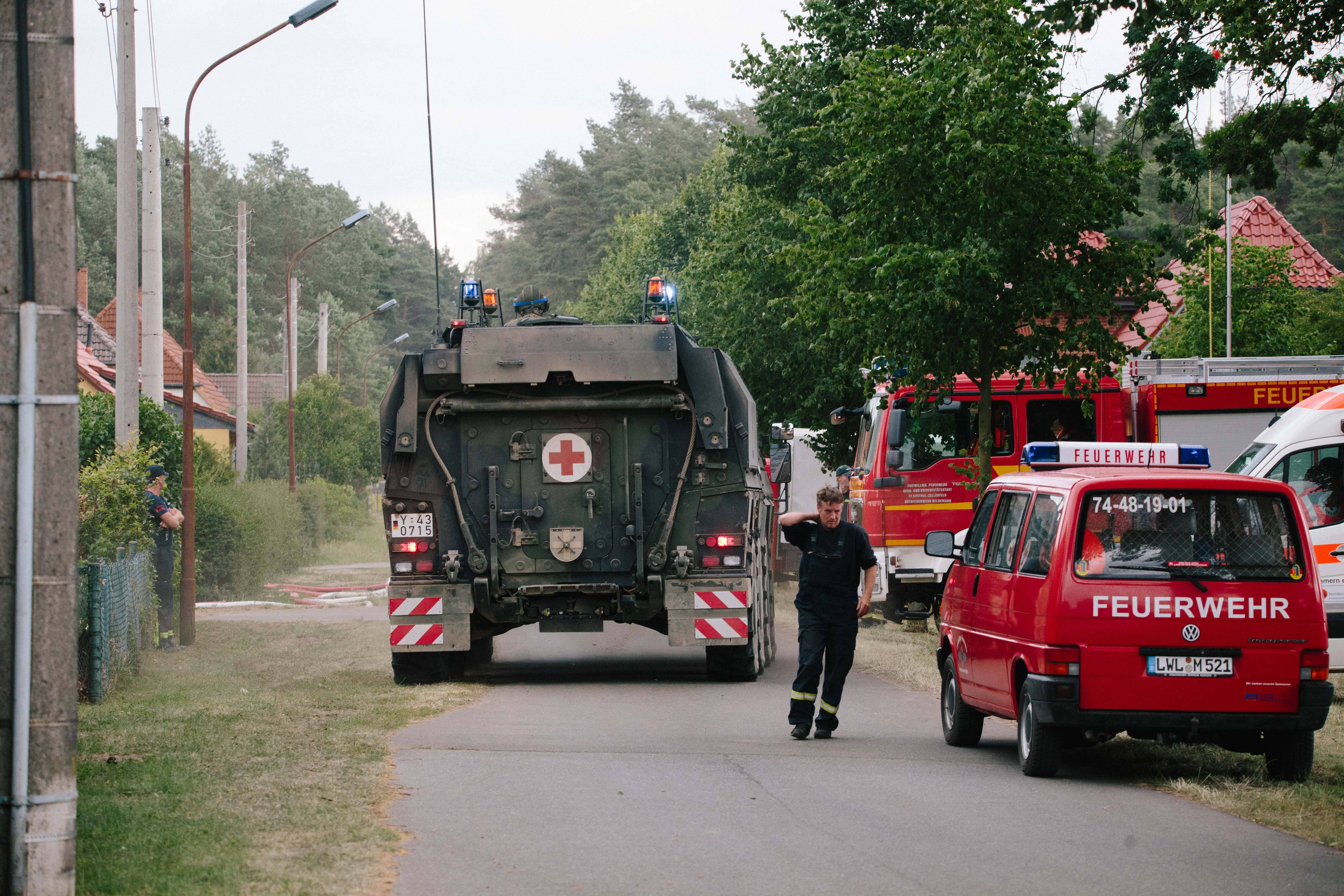 Lübtheen Waldbrand