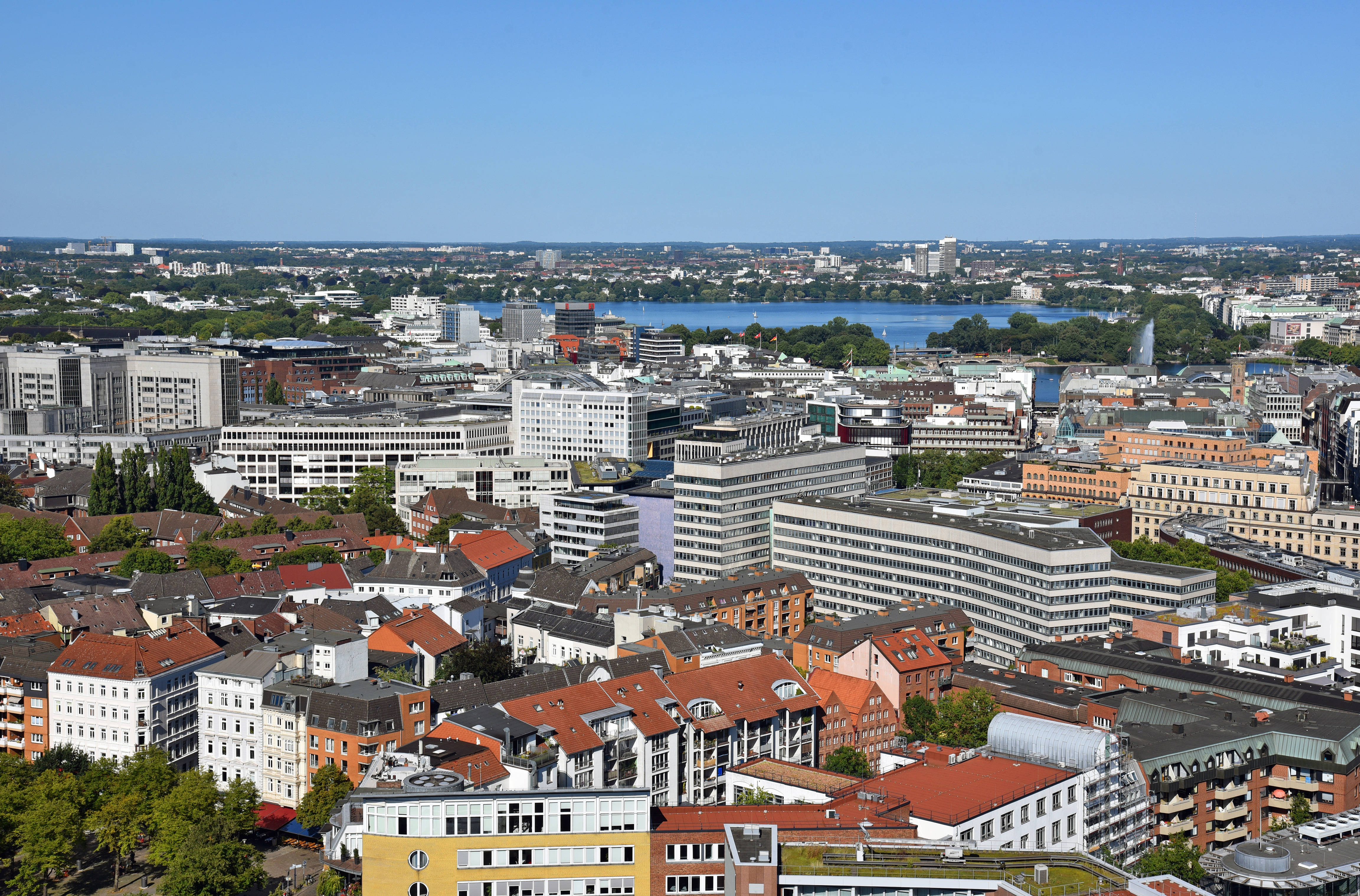 Panoramablick Hamburg