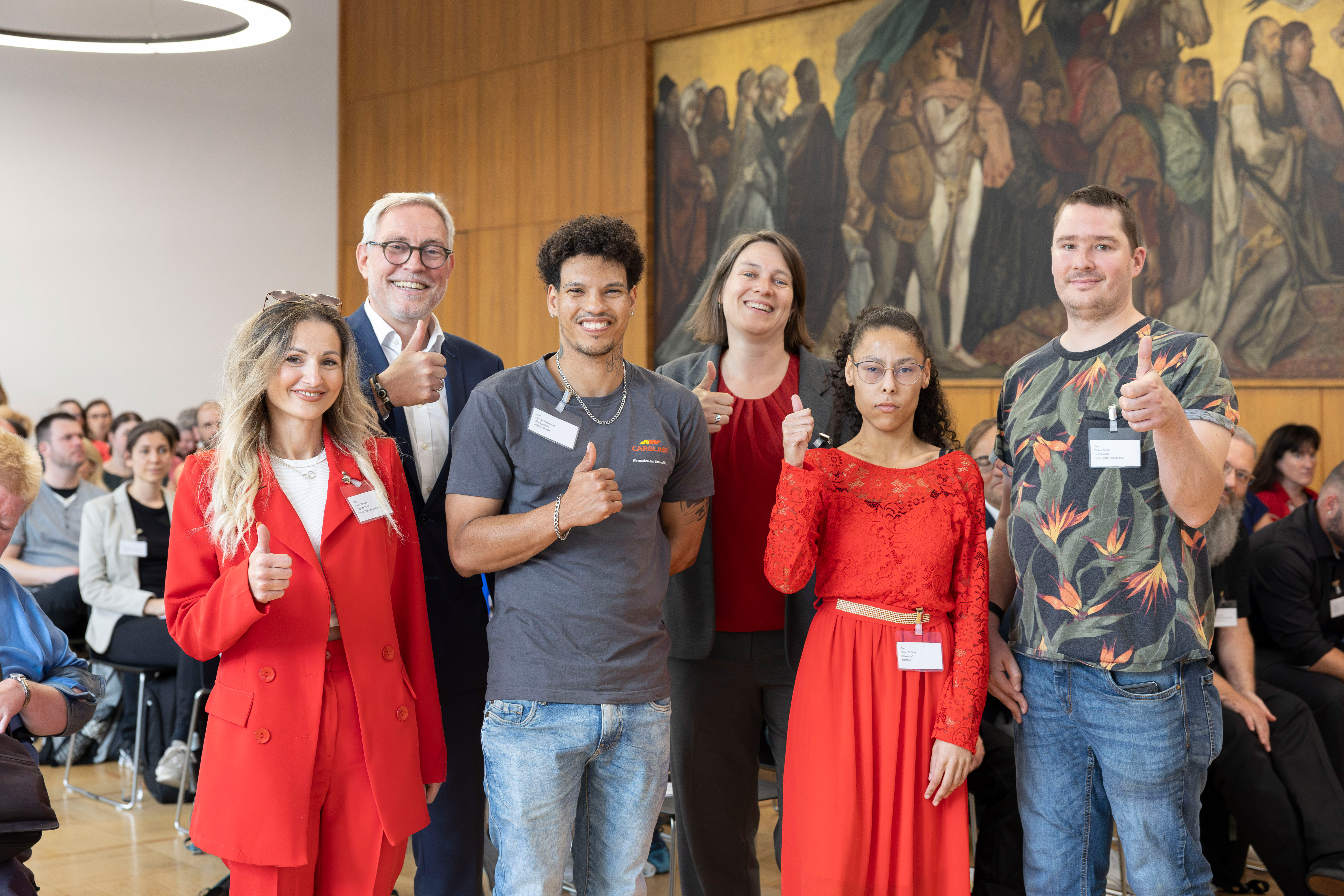 Gruppenbild vom Fchtag Inklusion in der Arbeitswelt in Nürnberg 