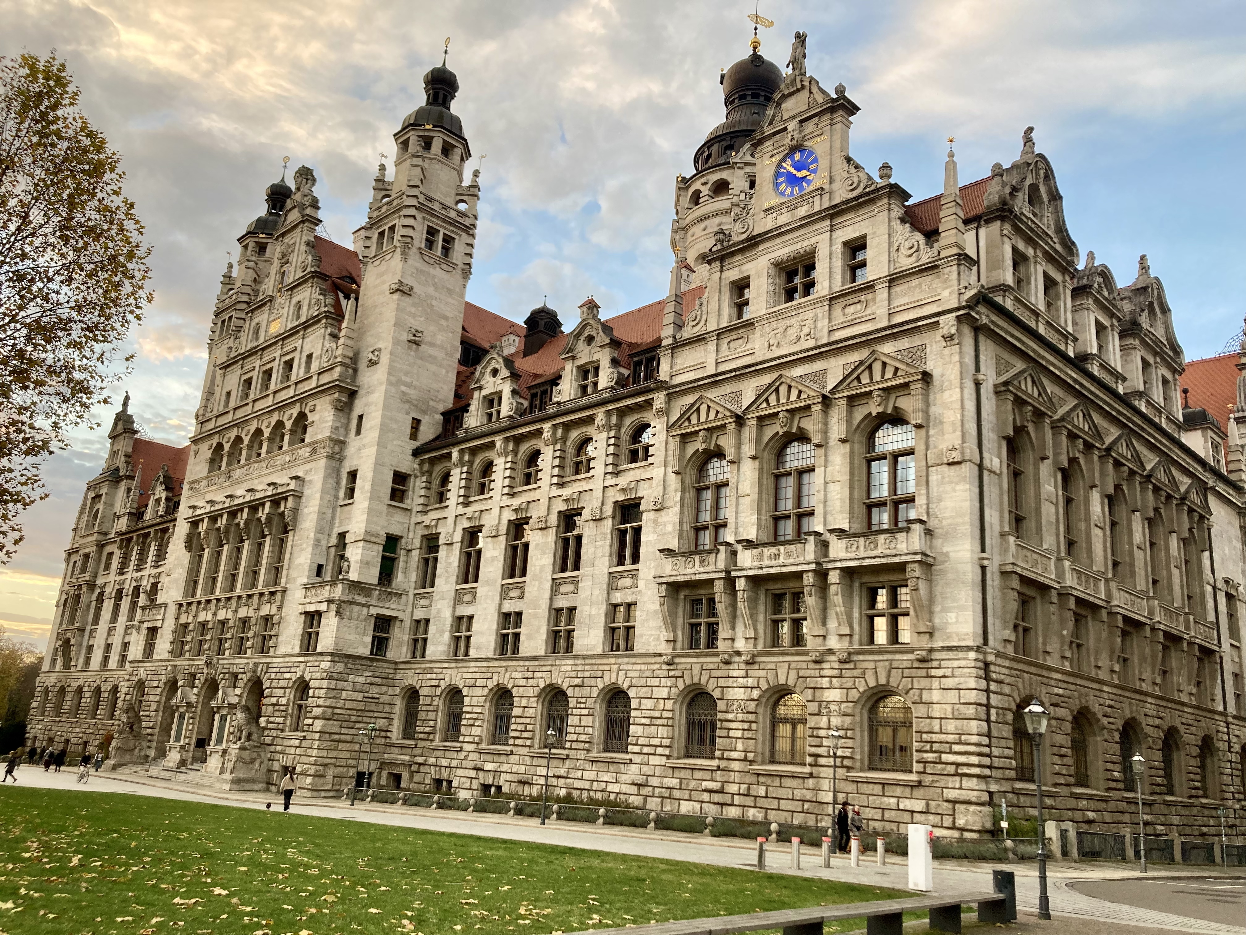 Ansicht des Neuen Rathauses in Leipzig